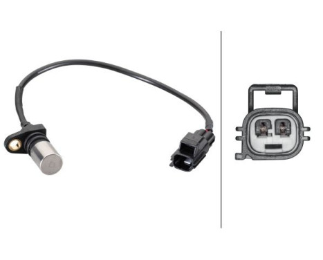 Sensor, crankshaft pulse 6PU 013 122-841 Hella