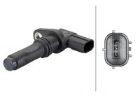 Sensor, crankshaft pulse 6PU 013 122-891 Hella