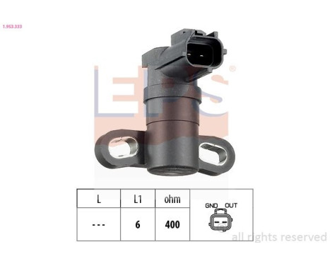 Sensor, crankshaft pulse Made in Italy - OE Equivalent 1.953.333 EPS Facet