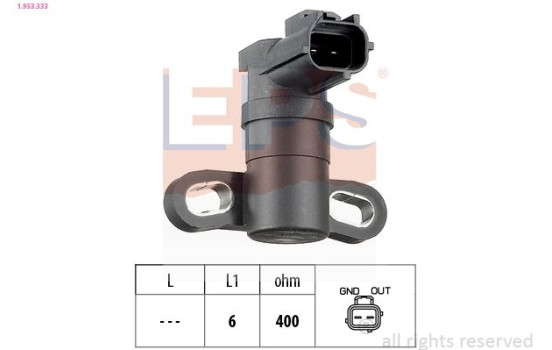 Sensor, crankshaft pulse Made in Italy - OE Equivalent 1.953.333 EPS Facet