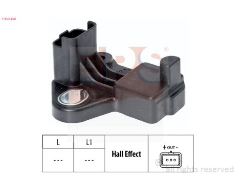 Sensor, crankshaft pulse Made in Italy - OE Equivalent 1.953.458 EPS Facet