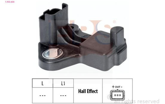 Sensor, crankshaft pulse Made in Italy - OE Equivalent 1.953.458 EPS Facet