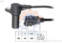 Sensor, crankshaft pulse Made in Italy - OE Equivalent 9.0274 Facet