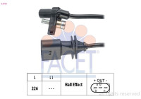 Sensor, crankshaft pulse Made in Italy - OE Equivalent 9.0759 Facet