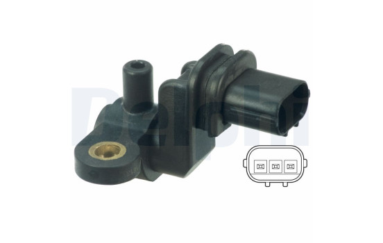 Sensor, crankshaft pulse SS11169 Delphi, Image 2