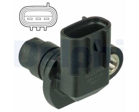 Sensor, crankshaft pulse SS11173 Delphi