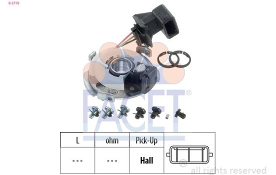 Sensor, ignition pulse Made in Italy - OE Equivalent 8.2719 Facet