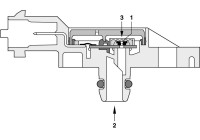 Sensor, fuel pressure 0 261 230 093 Bosch