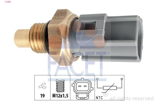Sensor, fuel temperature Made in Italy - OE Equivalent