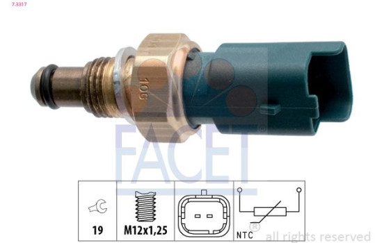 Sensor, fuel temperature Made in Italy - OE Equivalent