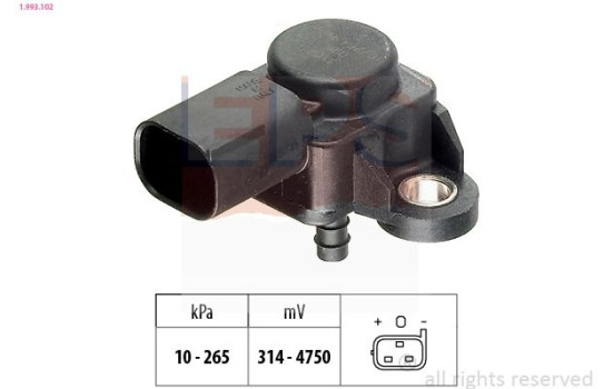 Air Pressure Sensor, height adaptation 1.993.102 EPS Facet