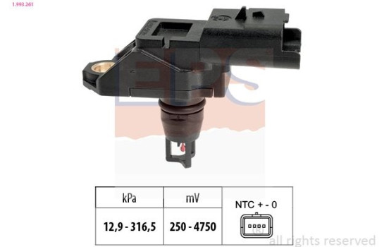 Air Pressure Sensor, height adaptation 1.993.261 EPS Facet