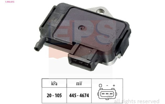 Air Pressure Sensor, height adaptation Made in Italy - OE Equivalent 1.993.015 EPS Facet