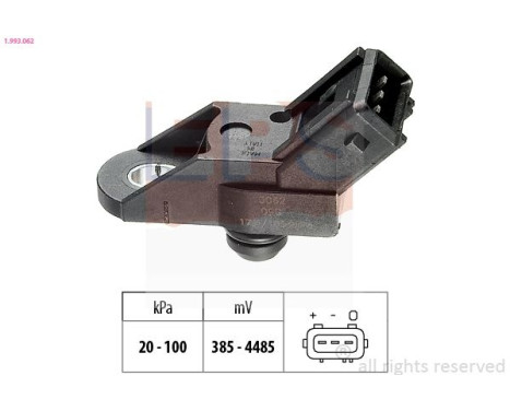 Air Pressure Sensor, height adaptation Made in Italy - OE Equivalent 1.993.062 EPS Facet