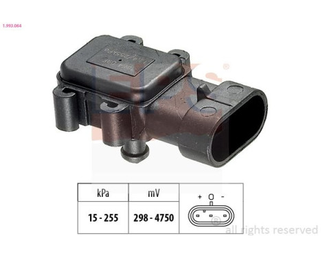 Air Pressure Sensor, height adaptation Made in Italy - OE Equivalent 1.993.064 EPS Facet