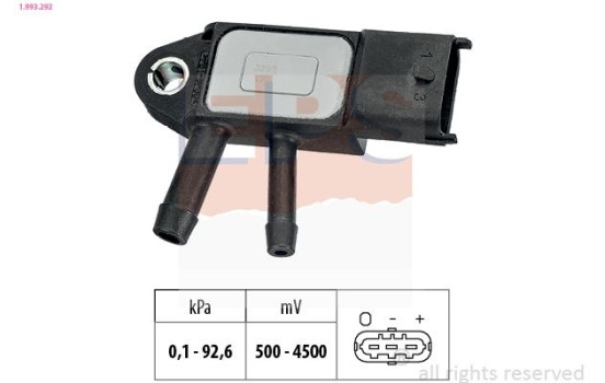 Air Pressure Sensor, height adaptation Made in Italy - OE Equivalent 1.993.292 EPS Facet