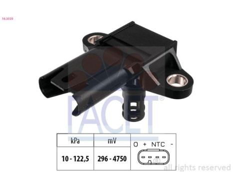 Air Pressure Sensor, height adaptation Made in Italy - OE Equivalent