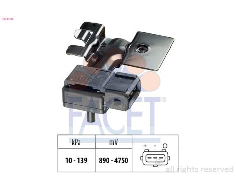Air Pressure Sensor, height adaptation Made in Italy - OE Equivalent