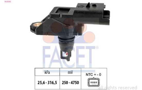 Air Pressure Sensor, height adaptation Made in Italy - OE Equivalent