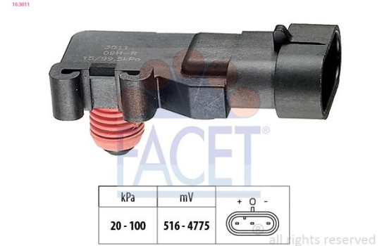 Air Pressure Sensor, height adaptation Made in Italy - OE Equivalent