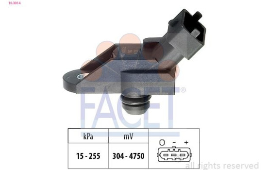 Air Pressure Sensor, height adaptation Made in Italy - OE Equivalent