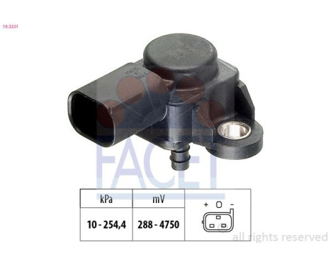 Air Pressure Sensor, height adaptation Made in Italy - OE Equivalent