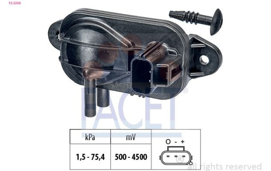 Air Pressure Sensor, height adaptation Made in Italy - OE Equivalent