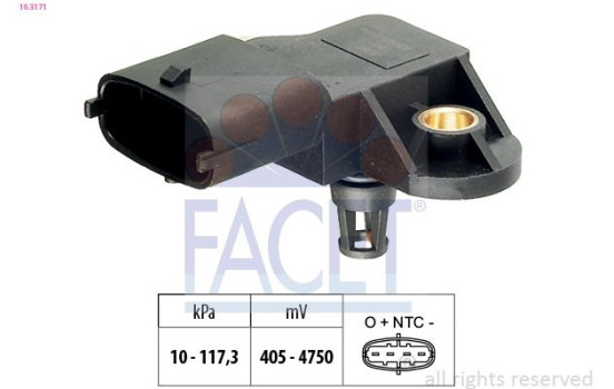Air Pressure Sensor, height adaptation Made in Italy - OE Equivalent