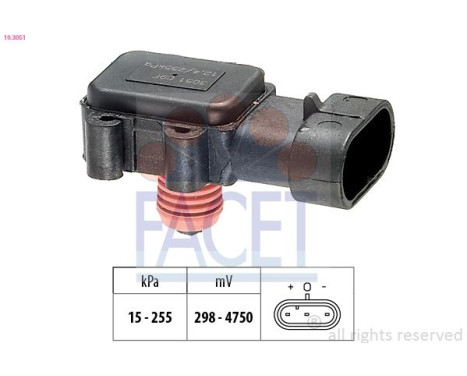 Air Pressure Sensor, height adaptation Made in Italy - OE Equivalent