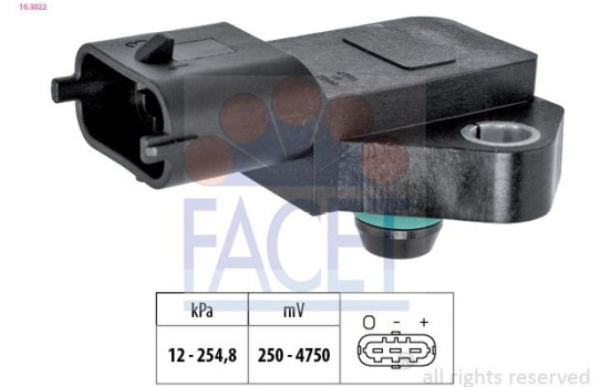 Air Pressure Sensor, height adaptation Made in Italy - OE Equivalent