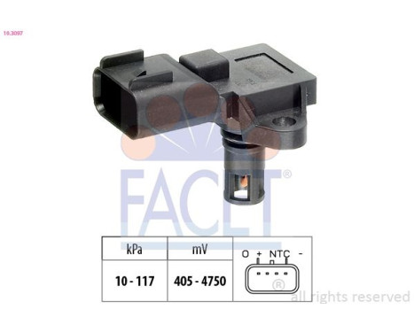Air Pressure Sensor, height adaptation Made in Italy - OE Equivalent