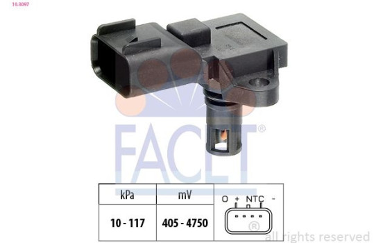 Air Pressure Sensor, height adaptation Made in Italy - OE Equivalent