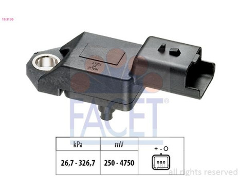 Air Pressure Sensor, height adaptation Made in Italy - OE Equivalent