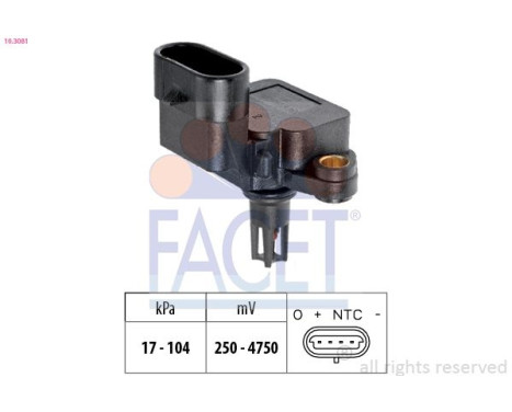 Air Pressure Sensor, height adaptation Made in Italy - OE Equivalent