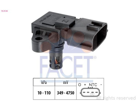 Air Pressure Sensor, height adaptation Made in Italy - OE Equivalent