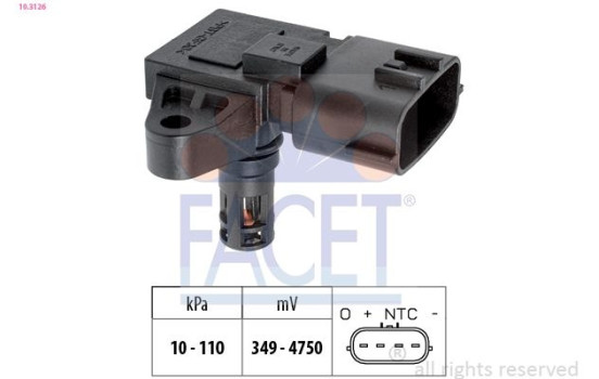 Air Pressure Sensor, height adaptation Made in Italy - OE Equivalent