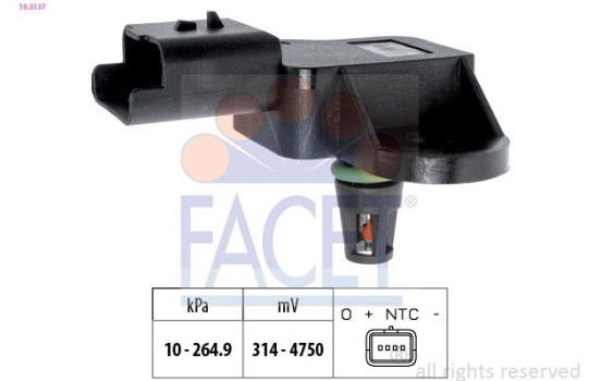Air Pressure Sensor, height adaptation Made in Italy - OE Equivalent