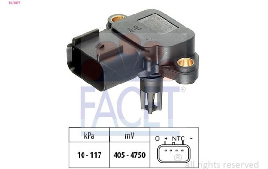 Air Pressure Sensor, height adaptation Made in Italy - OE Equivalent