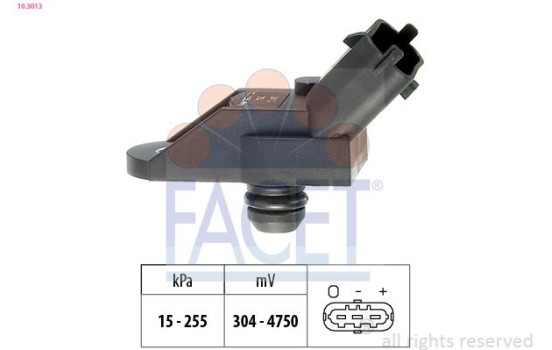 Air Pressure Sensor, height adaptation Made in Italy - OE Equivalent
