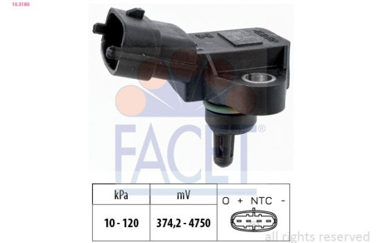 Air Pressure Sensor, height adaptation Made in Italy - OE Equivalent