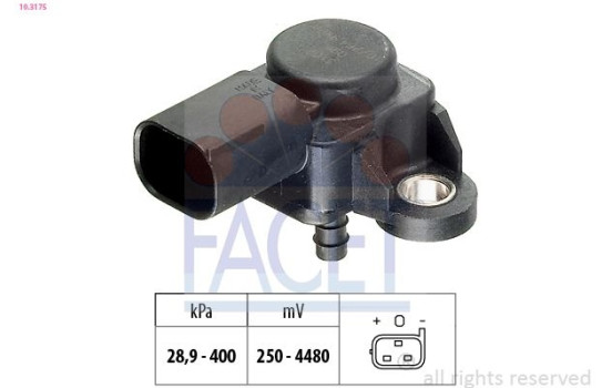 Air Pressure Sensor, height adaptation Made in Italy - OE Equivalent