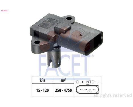 Air Pressure Sensor, height adaptation Made in Italy - OE Equivalent