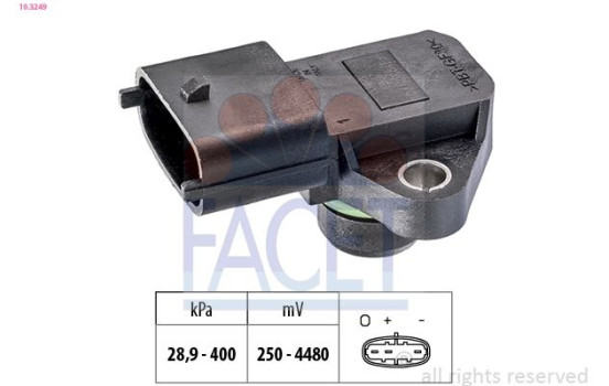 Air Pressure Sensor, height adaptation Made in Italy - OE Equivalent