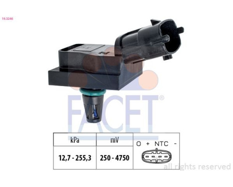 Air Pressure Sensor, height adaptation Made in Italy - OE Equivalent
