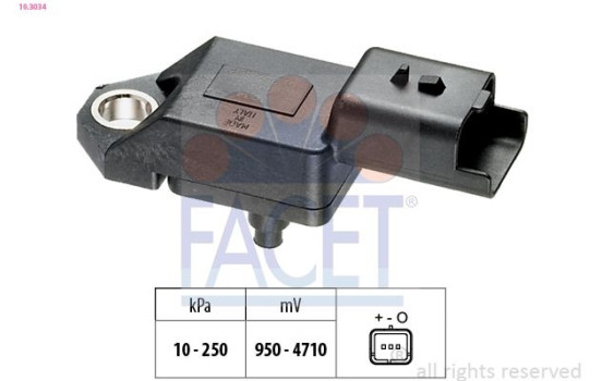 Air Pressure Sensor, height adaptation Made in Italy - OE Equivalent