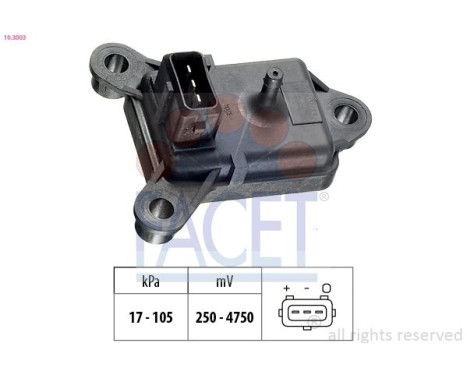 Air Pressure Sensor, height adaptation Made in Italy - OE Equivalent