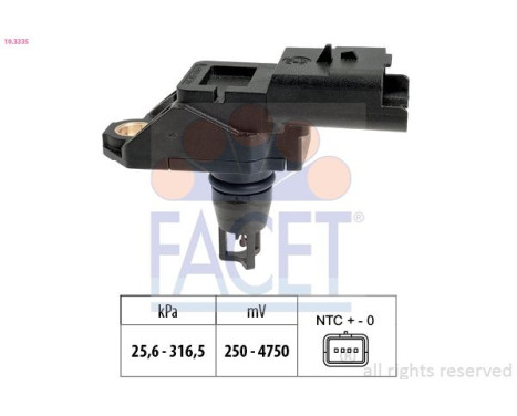Air Pressure Sensor, height adaptation Made in Italy - OE Equivalent