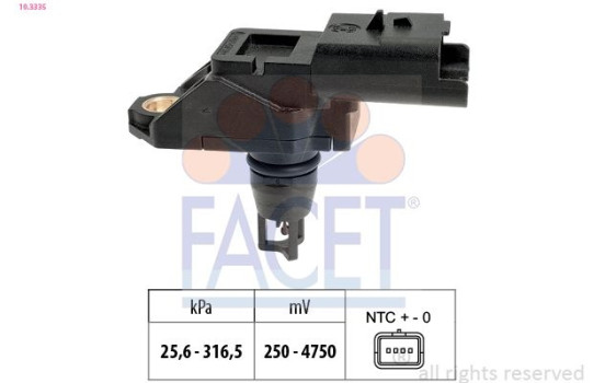 Air Pressure Sensor, height adaptation Made in Italy - OE Equivalent