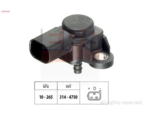Air pressure sensor, height controller 1.993.102 EPS Facet