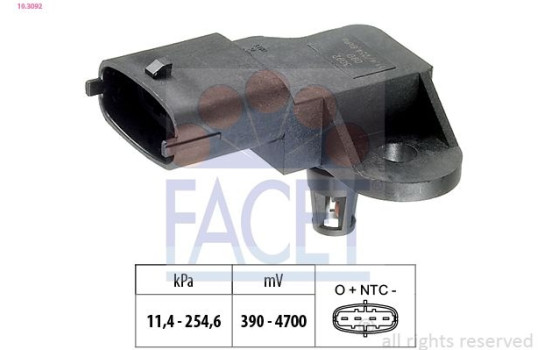 Air pressure sensor, height controller